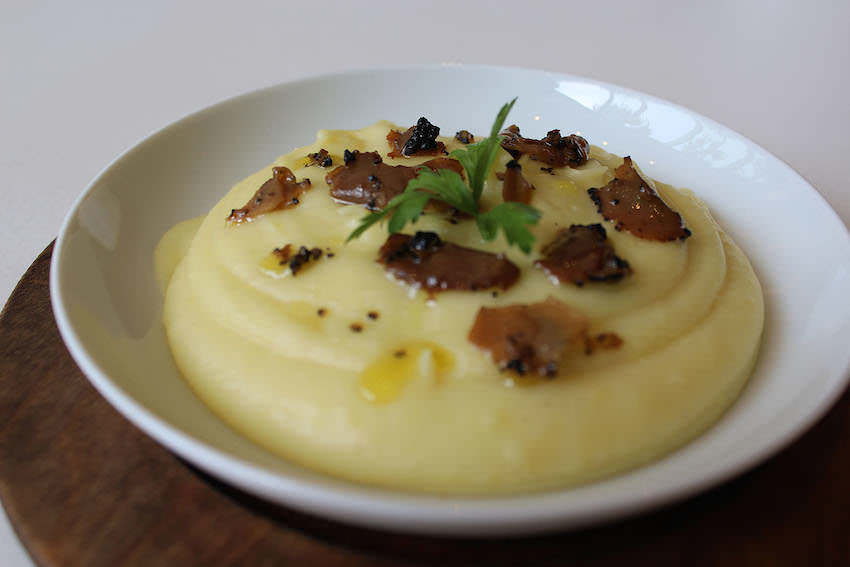 Piure de cartofi cu trufe negre