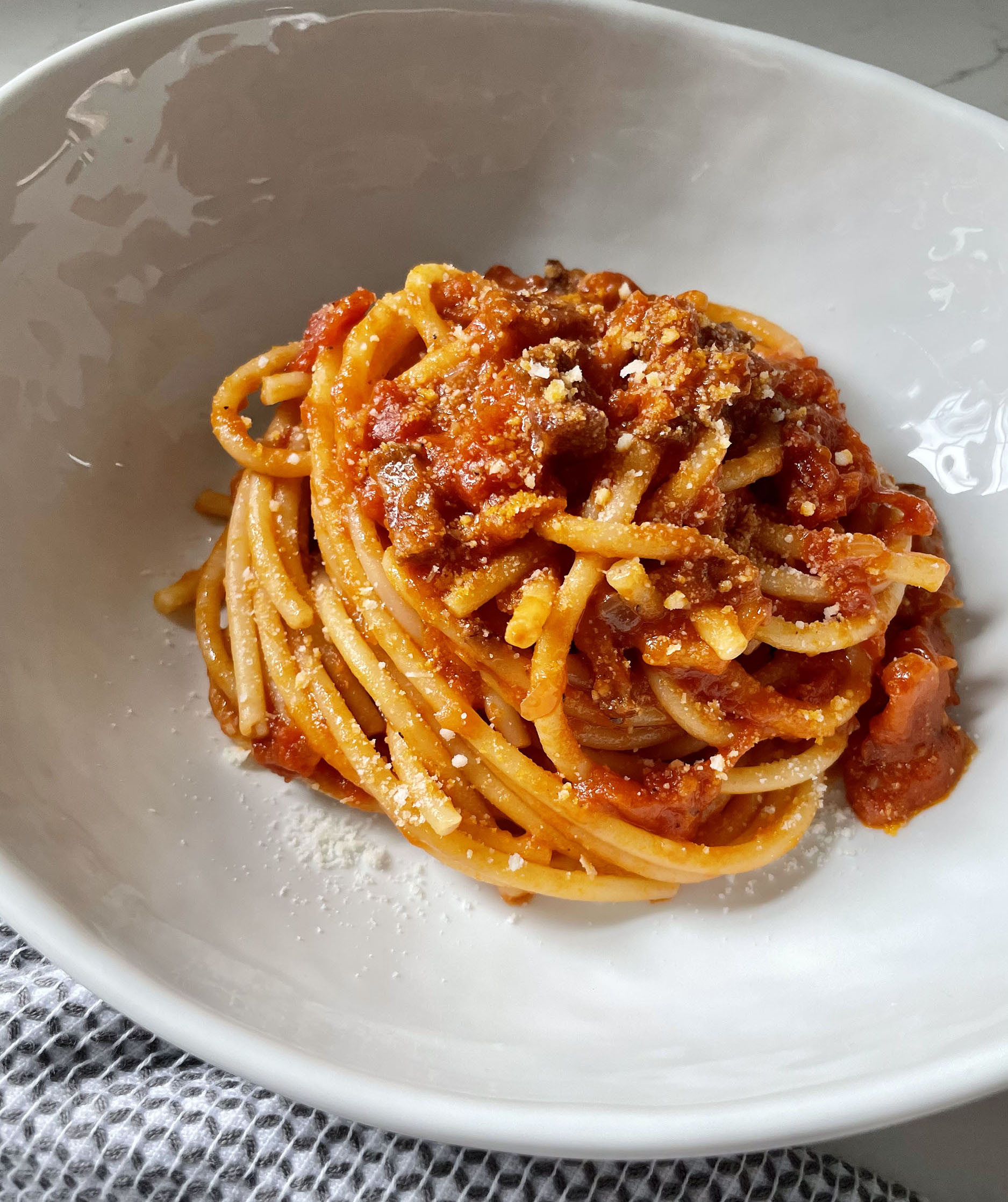 Spaghete all’amatriciana
